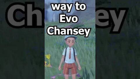 The Fastest way to Evolve Chansey in Pokemon Scarlet and Violet! #pokemon #shorts #nintendo
