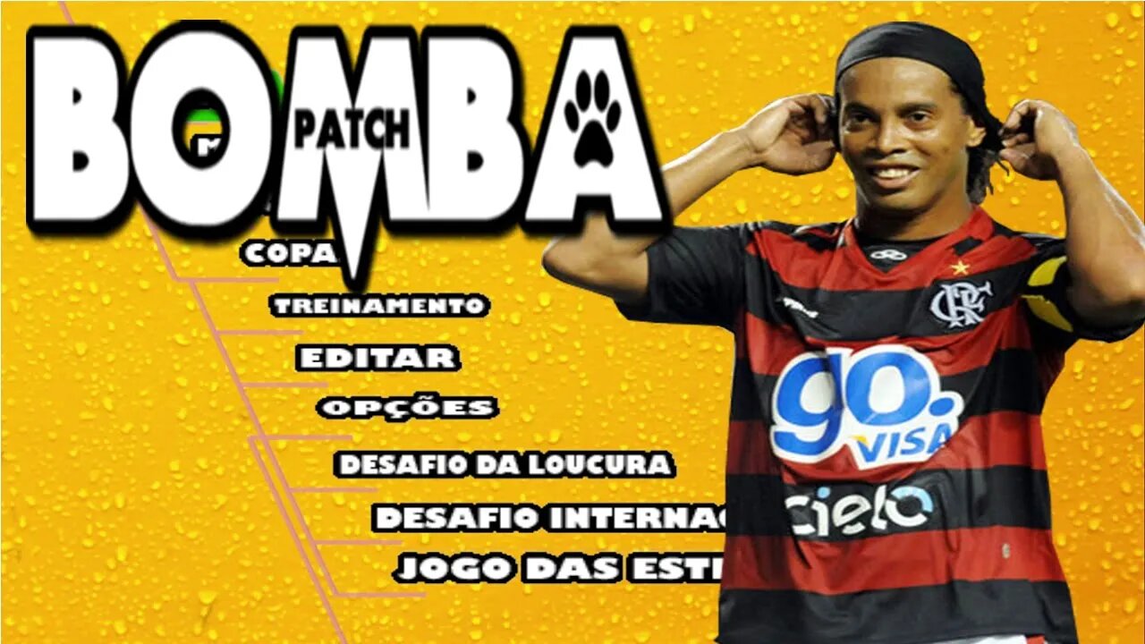 BOMBA PATCH 2023 (PS2) BRASILEIRÃO LANÇAMENTO EDITOR ROVYSON