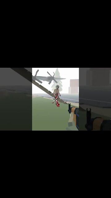 Zombie shooter! Don't stop shooting. It's satisfying. Not a retro game #shorts