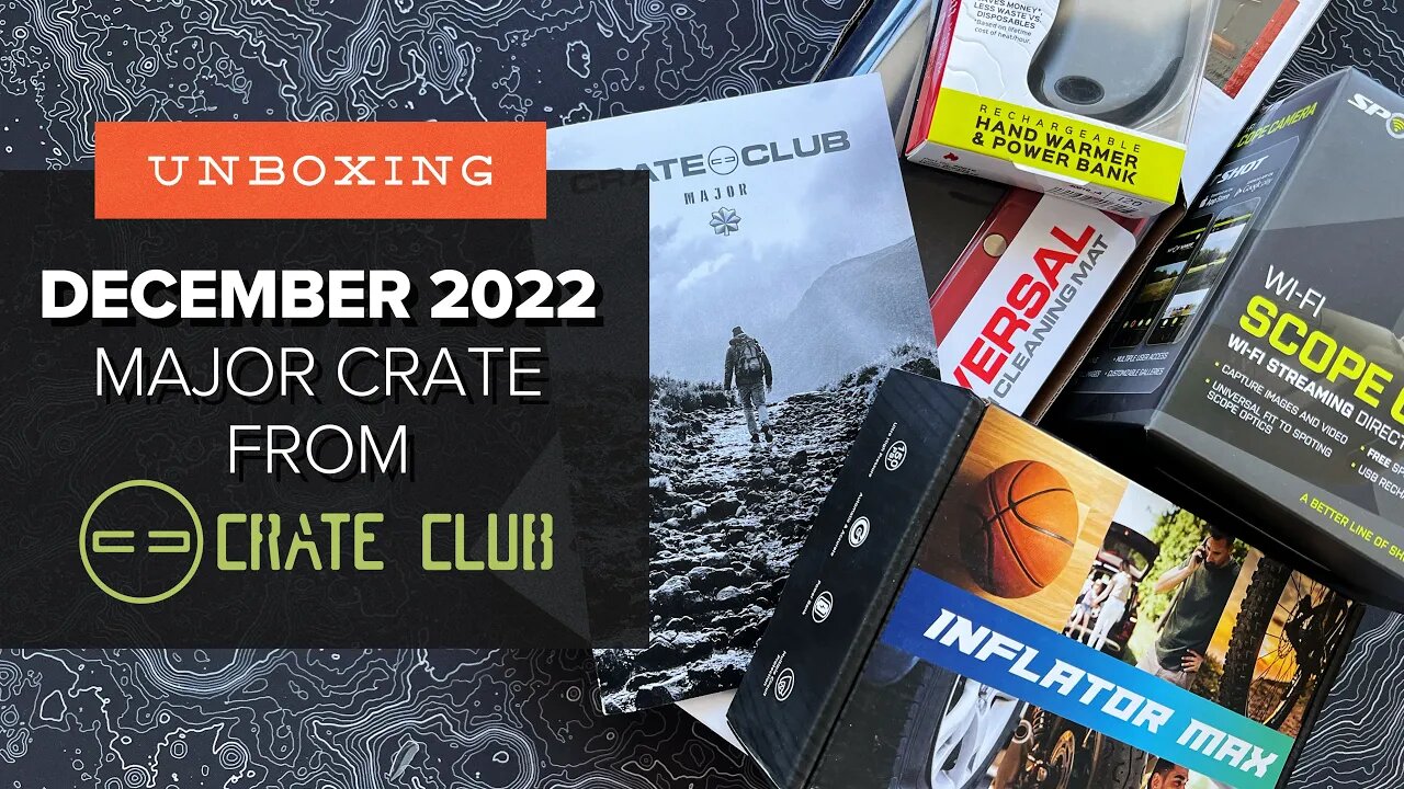 Tactical Gear for the New Year! - Unboxing the Crate Club Major Crate: December 2022