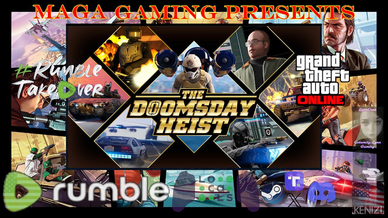 GTAO - The Doomsday Heist Week: Sunday w/ GamingChad and CalamityLynn