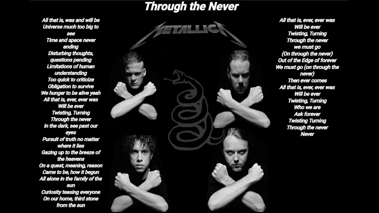 Metallica-Through the Never-Metallica lyrics [HQ]