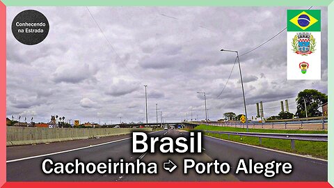 🚗 ☁️ Dirigindo de Cachoeirinha ➡️ Porto Alegre.