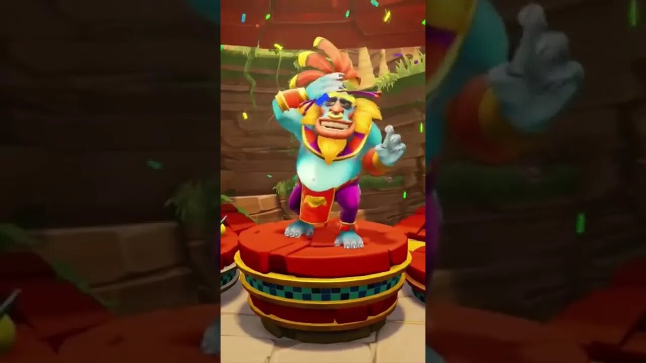 Krunk Victory Podium Animation - Crash Team Racing Nitro-Fueled