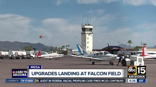 Upgrades landing at Falcon Field