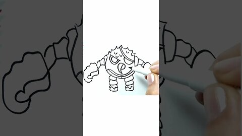 How to Draw and Paint Chick Bob from the Garten of Banban Game