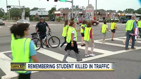 Walk of Silence to remember student killed in traffic