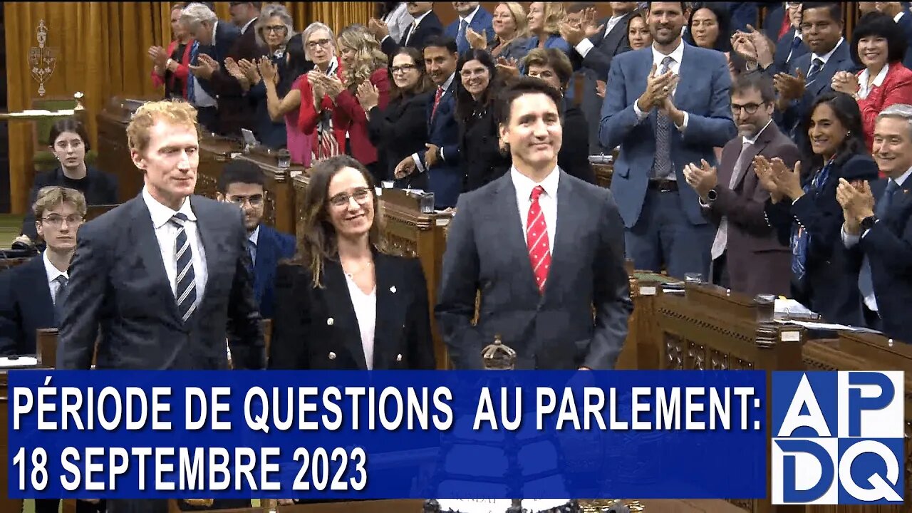 18 septembre 2023 - Période de Question Canada