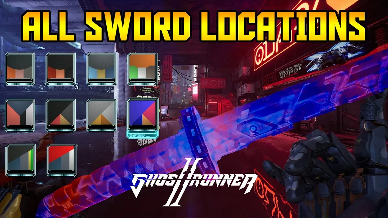 All 16 Sword Locations - Ghostrunner 2