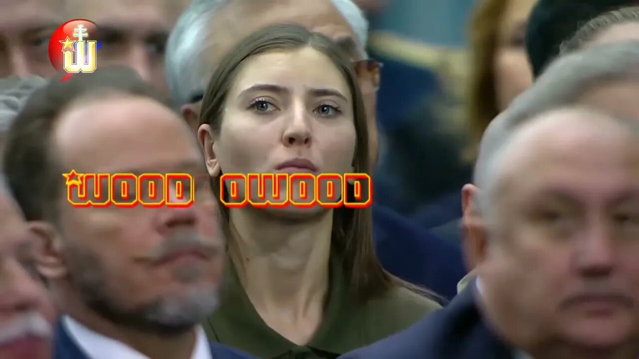 Agentka Romanovová na prejave V.V.Putina? 😁 21.2.2023