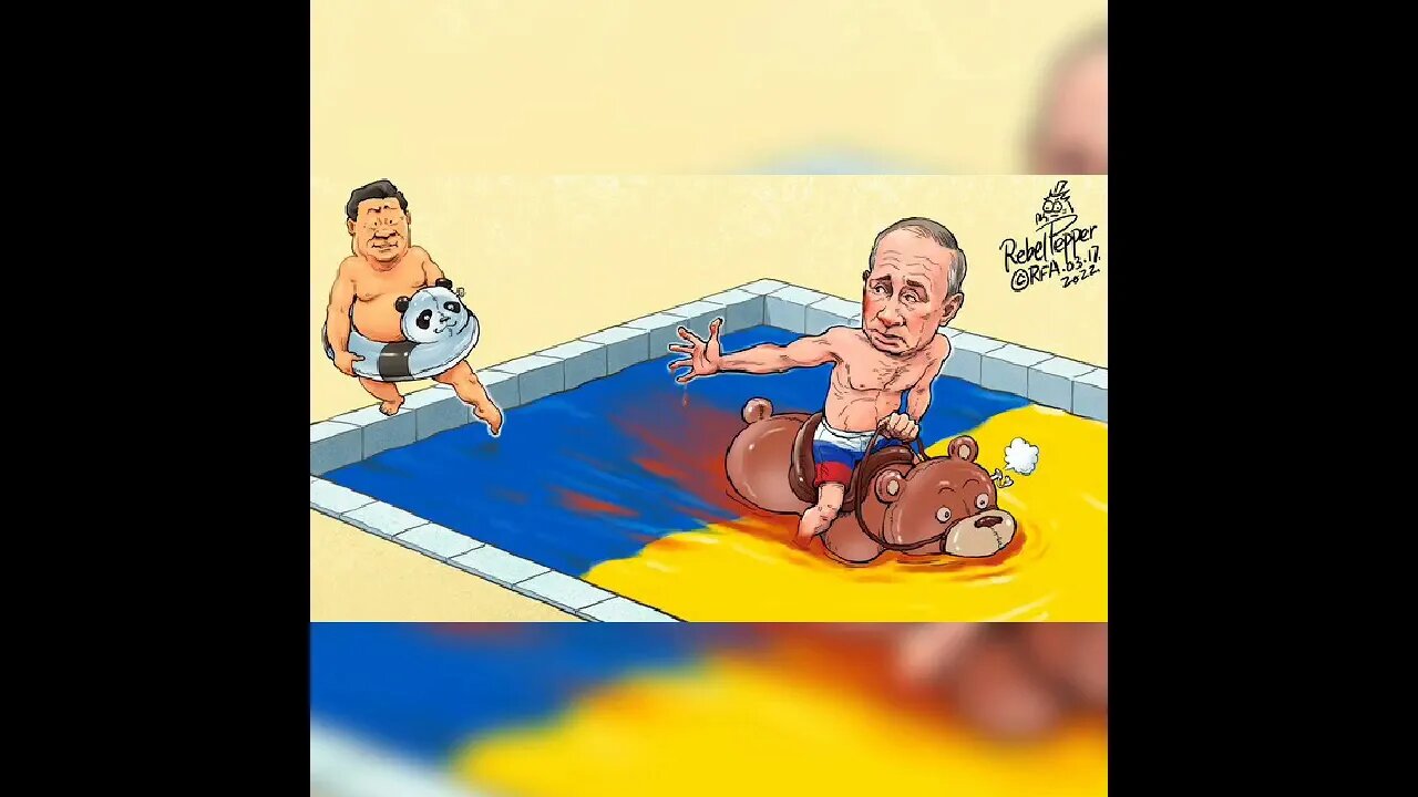 Funny cartoons with Vladimir Putin