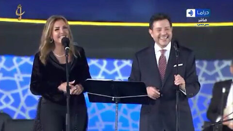 هانى شاكر و ناديه مصطفى,حاجه غريبه,تصوير تليفزيونى