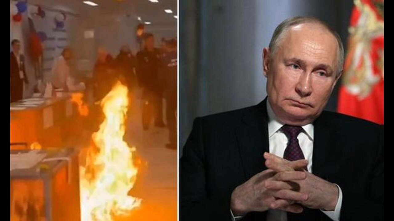 Ballot Boxes get attacked in Russia