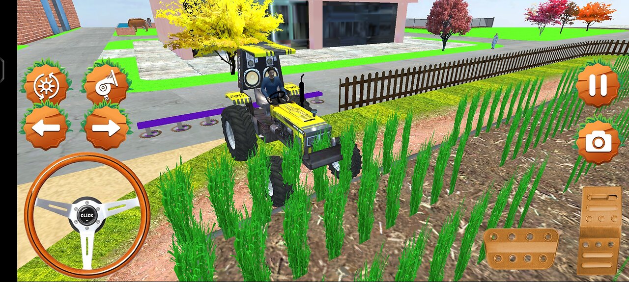 how to tractor se khet katta hua | tractor se khet katta hua video game| Android game play 2024