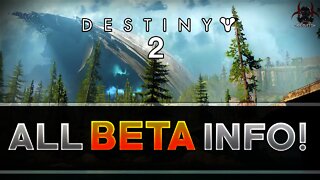 Destiny 2 BETA COMPLETE DETAILS! - Special Emblem, Character Progression, Farm, & More