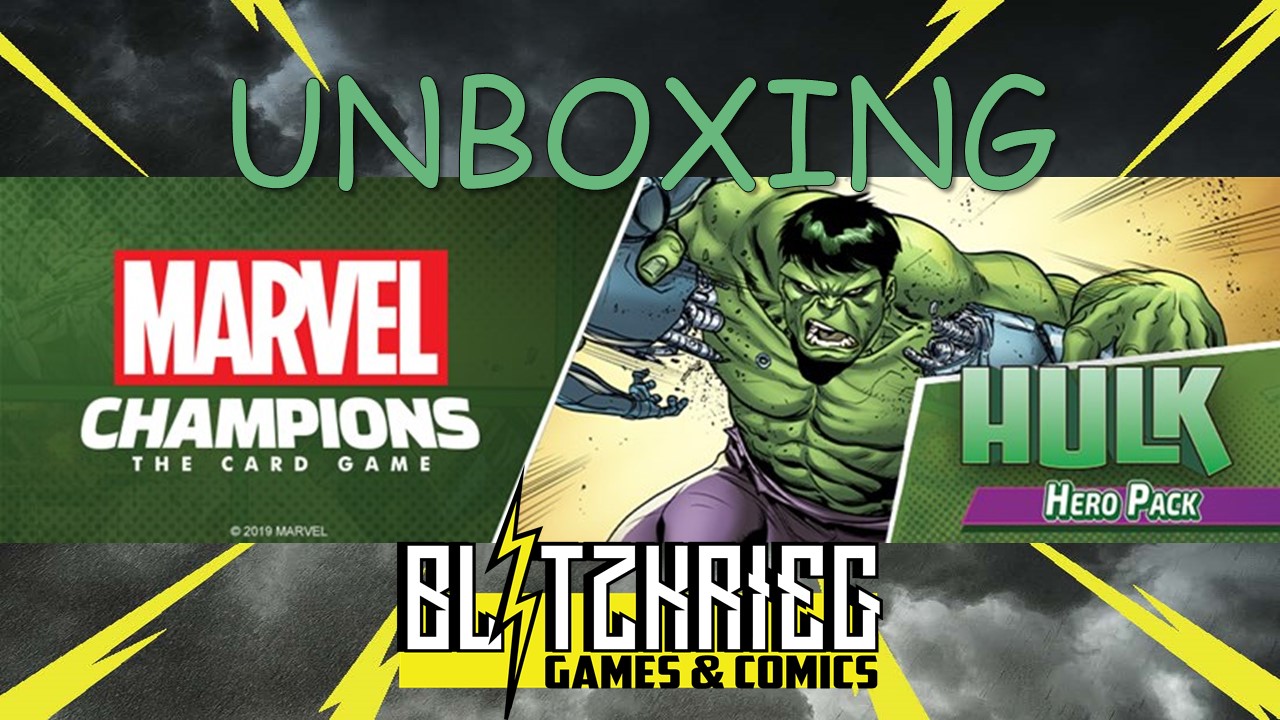 Hulk Marvel Champions Card Game Hero Pack Unboxing