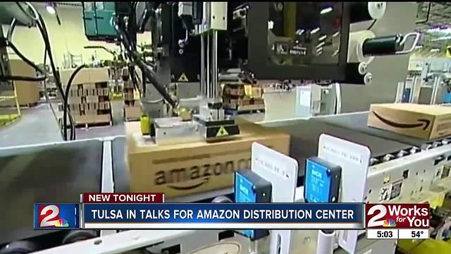 Tulsa trying for next Amazon fulfillment center