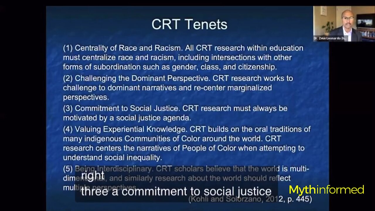 Professor Admits Critical Race Theory is Marxist