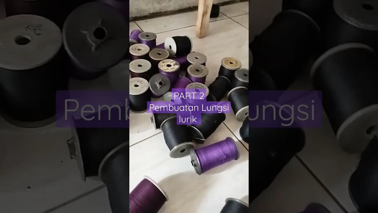 Part 2 pembuatan Lungsi lurik #shorts #homemade #atbm #powerloom