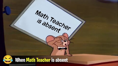 When Math Teacher is absent ~ Funny Meme ~ Edits MukeshG