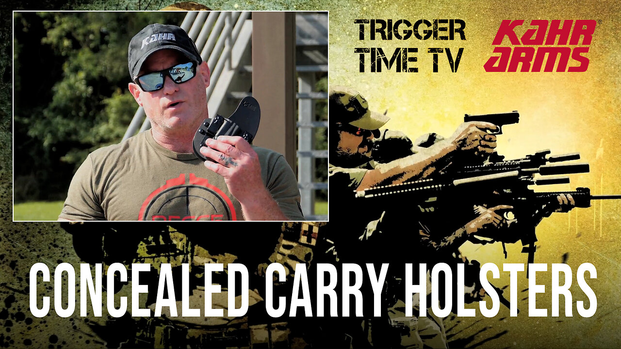 Choosing the Right Concealed Carry Holsters with Trigger Time TV #gun #pistol #kahrarms