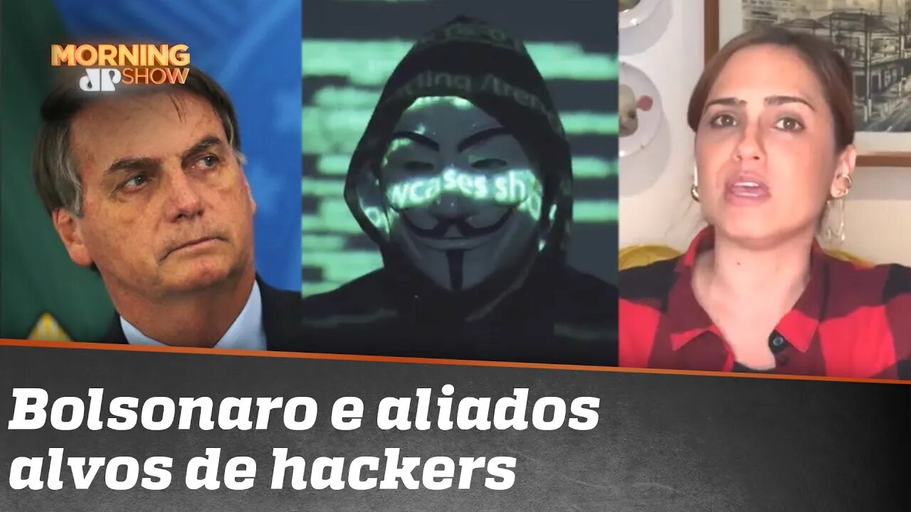 Bolsonaro e aliados alvos de hackers. Paulinha traz mini perfil do Anonymous