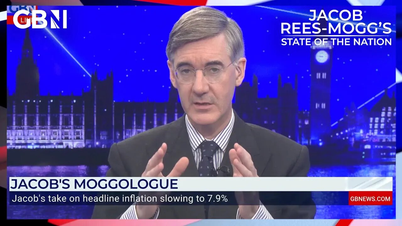 Jacob Rees-Mogg shares his thought on inflation falling to 7,9%