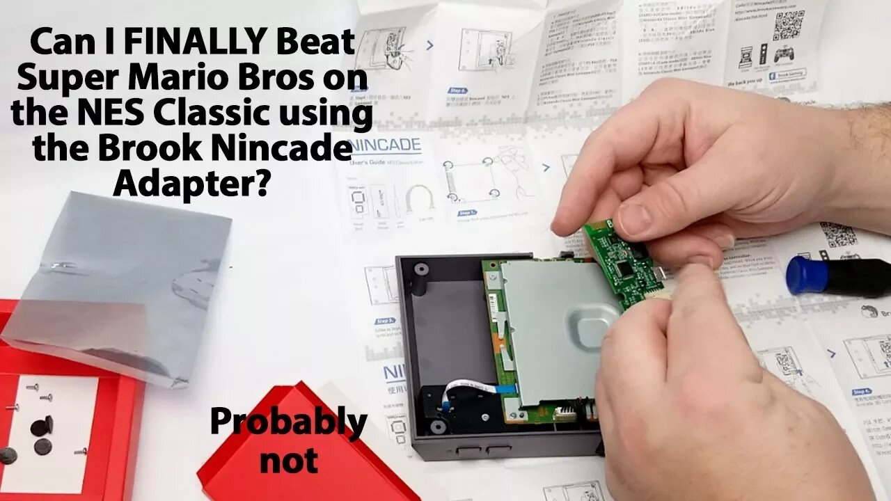 LiveStream -Testing out the Nincade Wireless Adapter AGAIN trying to FINALLY Beat Super Mario Bros