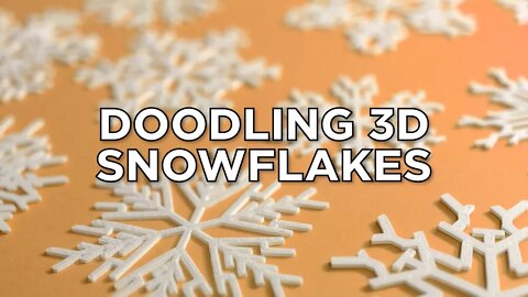 ❄ Doodling 3D Snowflakes with Doodle3D Transform ❄