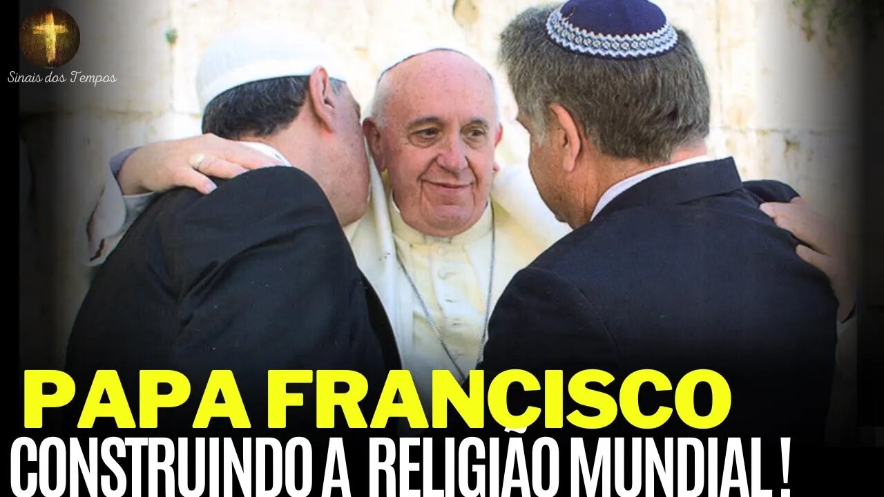 PAPA PROPAGA A PAZ RELIGIOSA PELO MUNDO - Algo Bíblico está acontecendo !