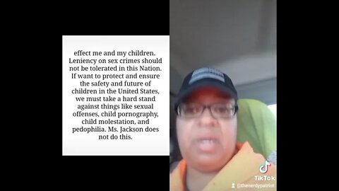 Judge Kentanji Brown Jackson supports pedophilia