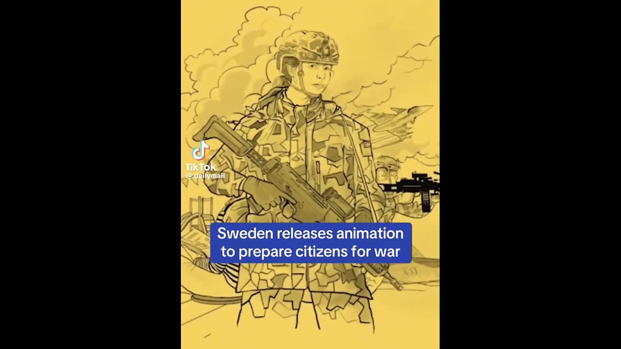 SWEDEN PREPARE CITIZENS FOR WAR🇸🇪📒🎞️WITH PAMPHLET INSTRUCTIONS📒🇸🇪💫