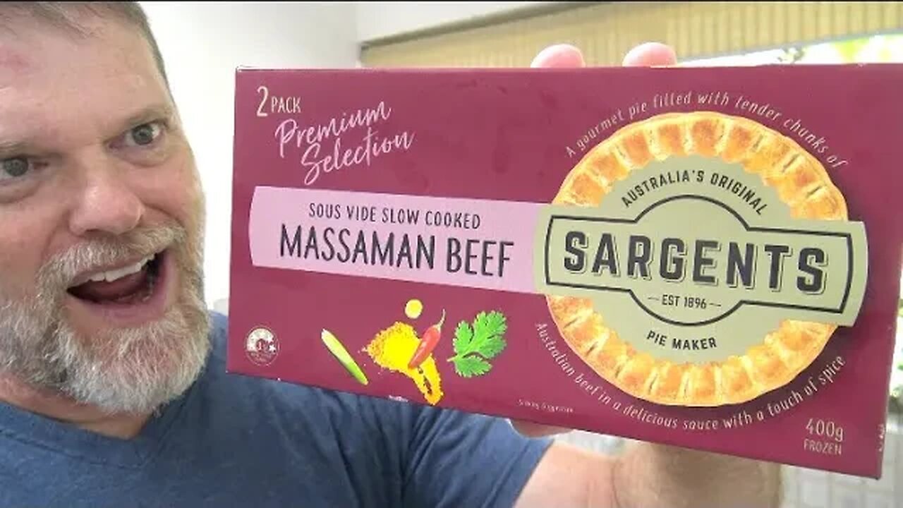 Let's Try a Sargents Massaman Beef Meat Pie