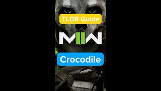 CROCODILE - Kill 3 enemies while underwater in Wetwork - TLDR Guide -Call of Duty: Modern Warfare II