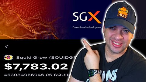 SQUIDGROW IS GROWING FASTER THAN YOU THINK! SGX FLAGSHIP UTILITY IS COMING SOON!