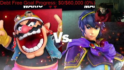 Wario VS Marth On The Hardest Difficulty In A Super Smash Bros Ultimate Match With Live Commentary