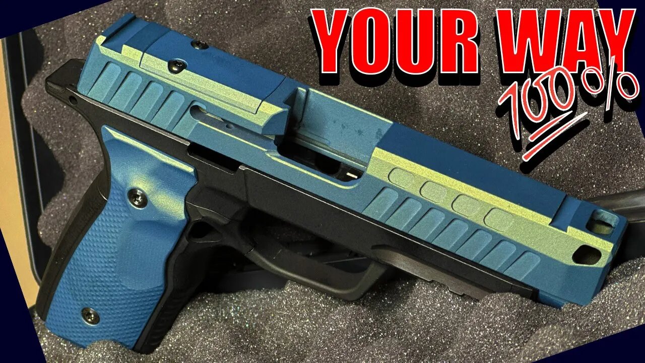 MOST customizable PISTOL EVER? | Shalotek FLEX frame | Sentinel XXXLC SLIDE | INTEGRALLY Comped P365