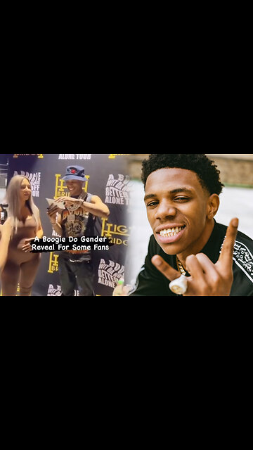 A Boogie wit da hoodie helps fans do a gender reveal