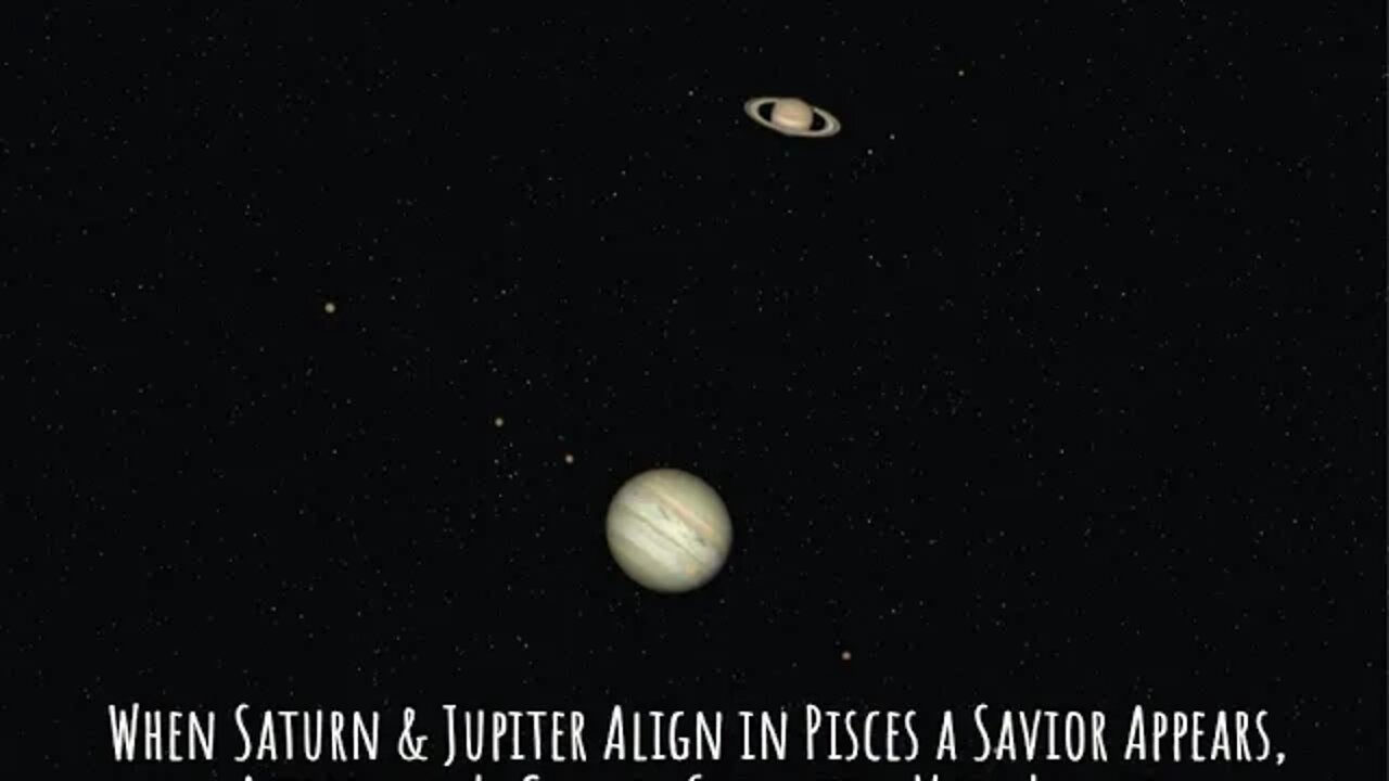 When Saturn & Jupiter Align in Pisces a Savior Appears, Astronomy's Cosmic Geometry, Mark Lerner