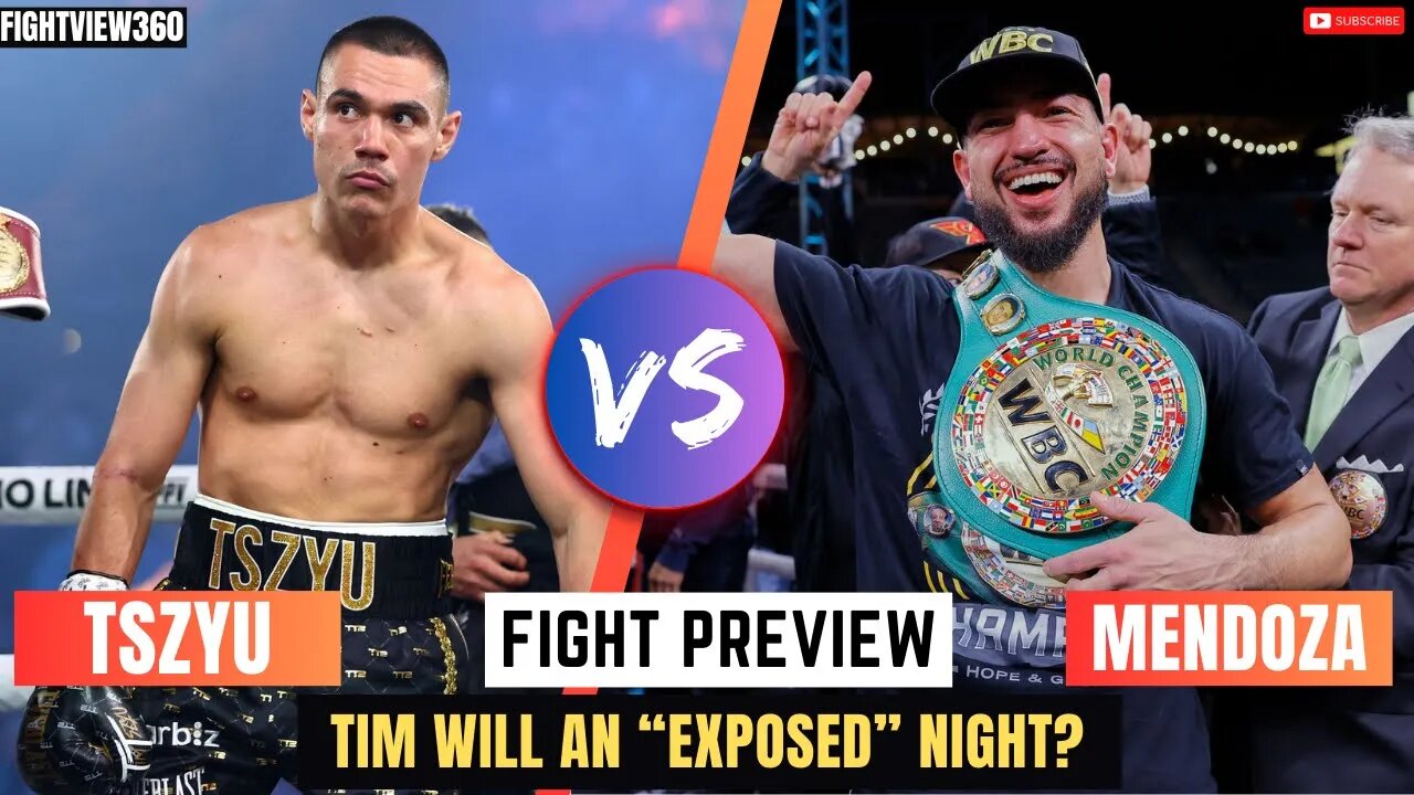 "Tim Due A Bad Night Against Mendoza?" Tszyu vs Mendoza FIGHT WEEK Preview | Tim BEST At 154 Now?