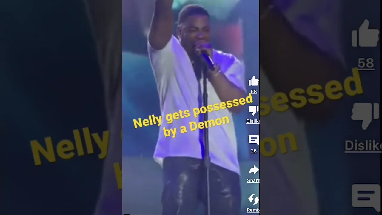 What’s going on with Nelly here?
