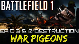 BATTLEFIELD 1 NEW GAME MODE! WAR PIGEONS GAMEPLAY - EPIC 3&0 DESTRUCTION!