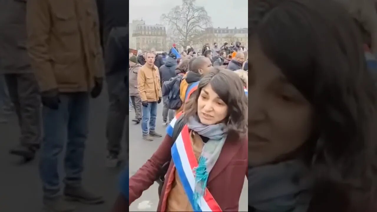 Une élue parle - Manifestation Boulangers et Artisans du 23.01.23