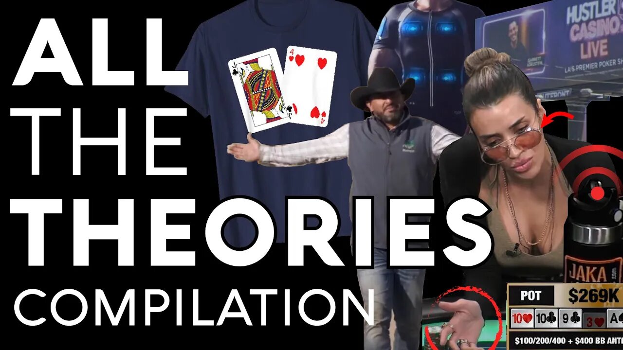 POKER CHEATING Accusation Compliation While I Draw A J4 Shirt - Robbi Garrett Hustler Casino Live