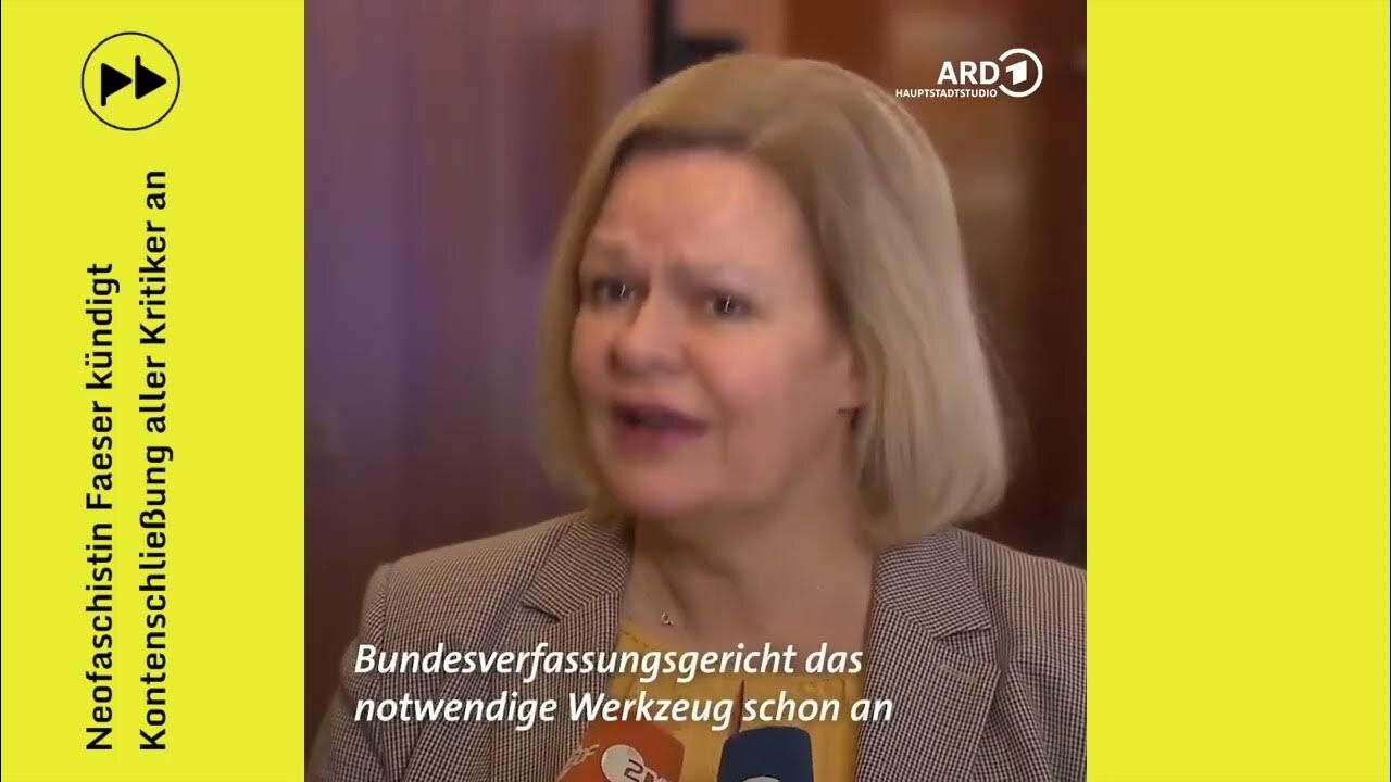 Neofaschistin im Amt der Innenministerin kündigt Kontenschließung aller Kritiker an🙈