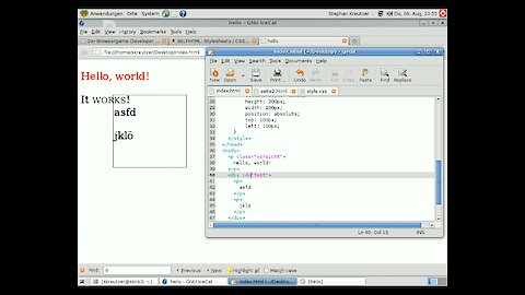 Grundlagen Browsergame-Programmierung: Teil 3 - Encoding, XHTML und CSS