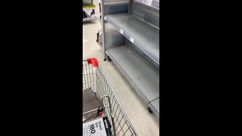 Shelves getting raided for everything