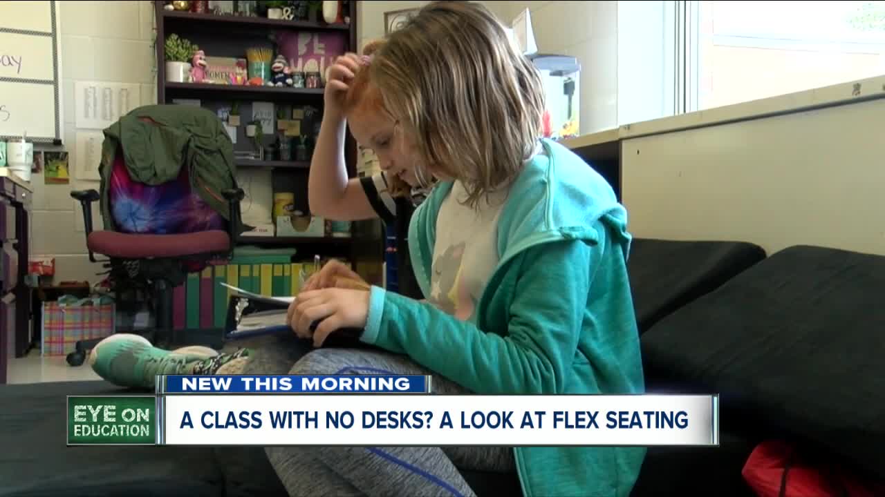 Picking a seat became much more interesting in one sixth grade classroom