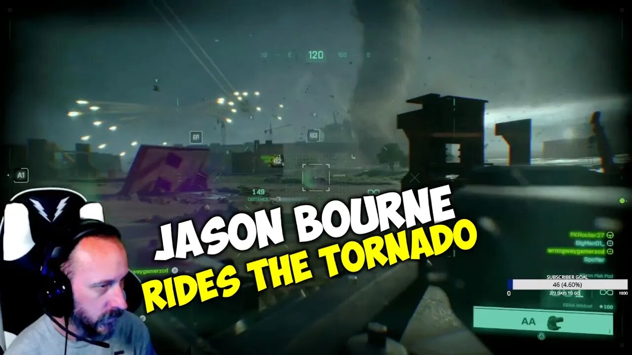 Jason Bourne Rides the Tornado