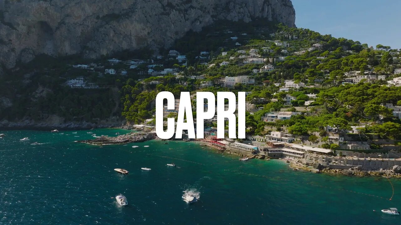 Flying Over Capri 4K